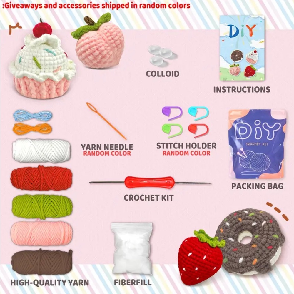 DIY Crochet learning Craft Set